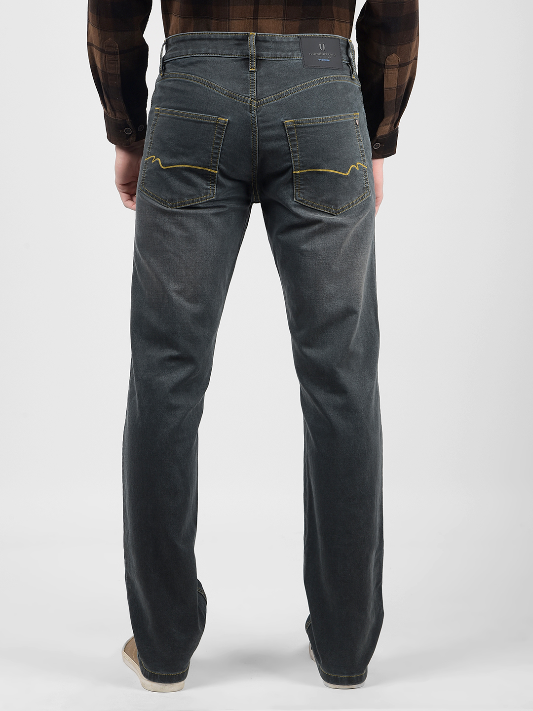 Numero Uno Men Solid Blue Jeans